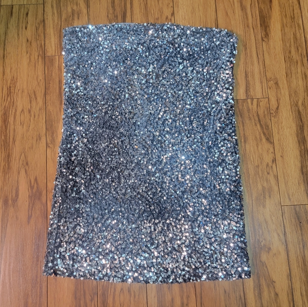 Dress Glittering Silver Dress